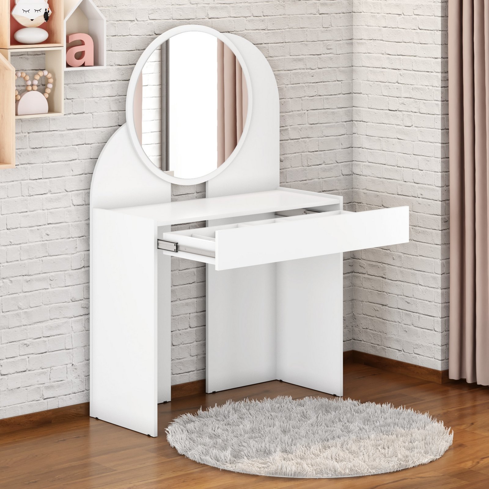 Penteadeira Camarim Wish Branco – MÓVEIS BECHARA - Imagem 2