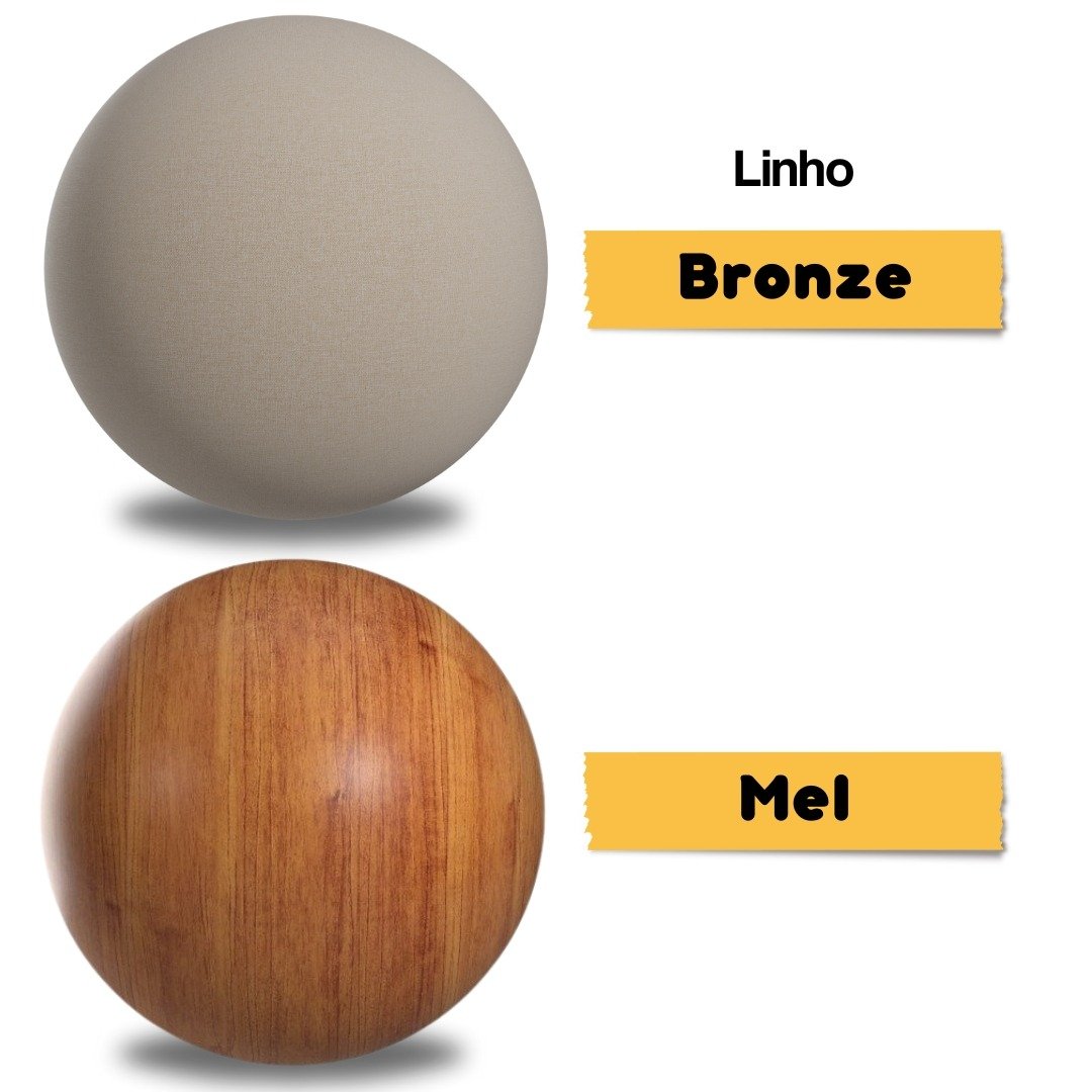 Mesa Palace/Perla Mel com 4 Cadeiras Sol Linho Bronze – VIERO MÓVEIS - Imagem 2