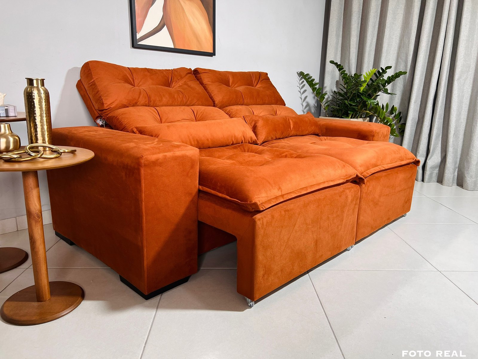 Sofá Toronto Terracota 2.00 MT - Imagem 4
